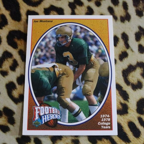 Joe Montana 1 of 9 Football Card - Picture 1 of 2